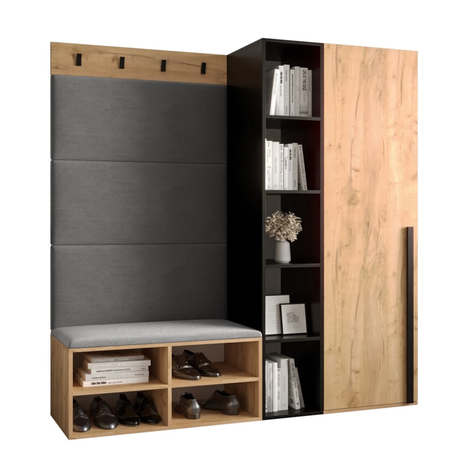 Garderoba do przedpokoju Abiks MIRO 1 craft+manila16