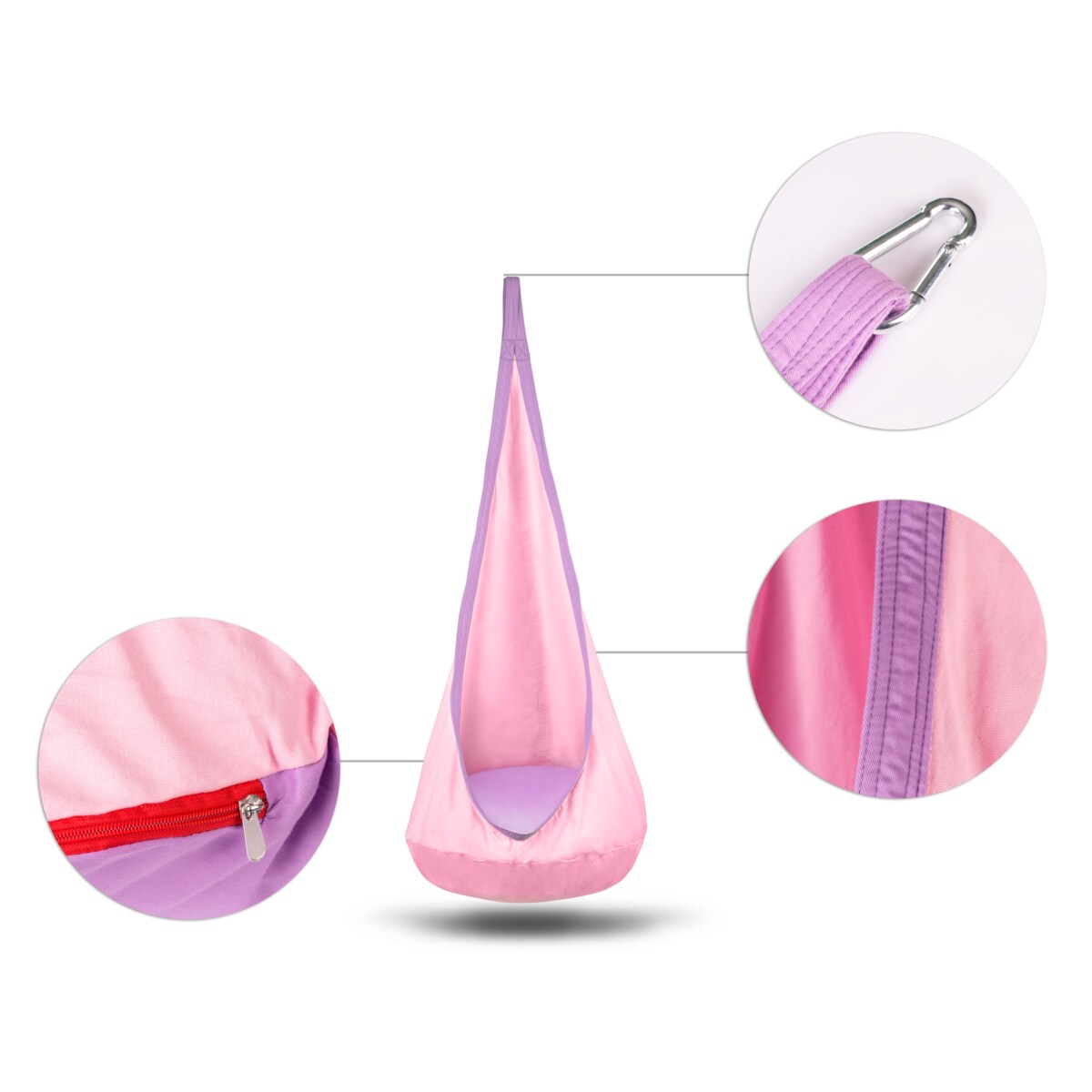 Kokon huśtawka bujak fotel wiszący dla dzieci Neo-Sport