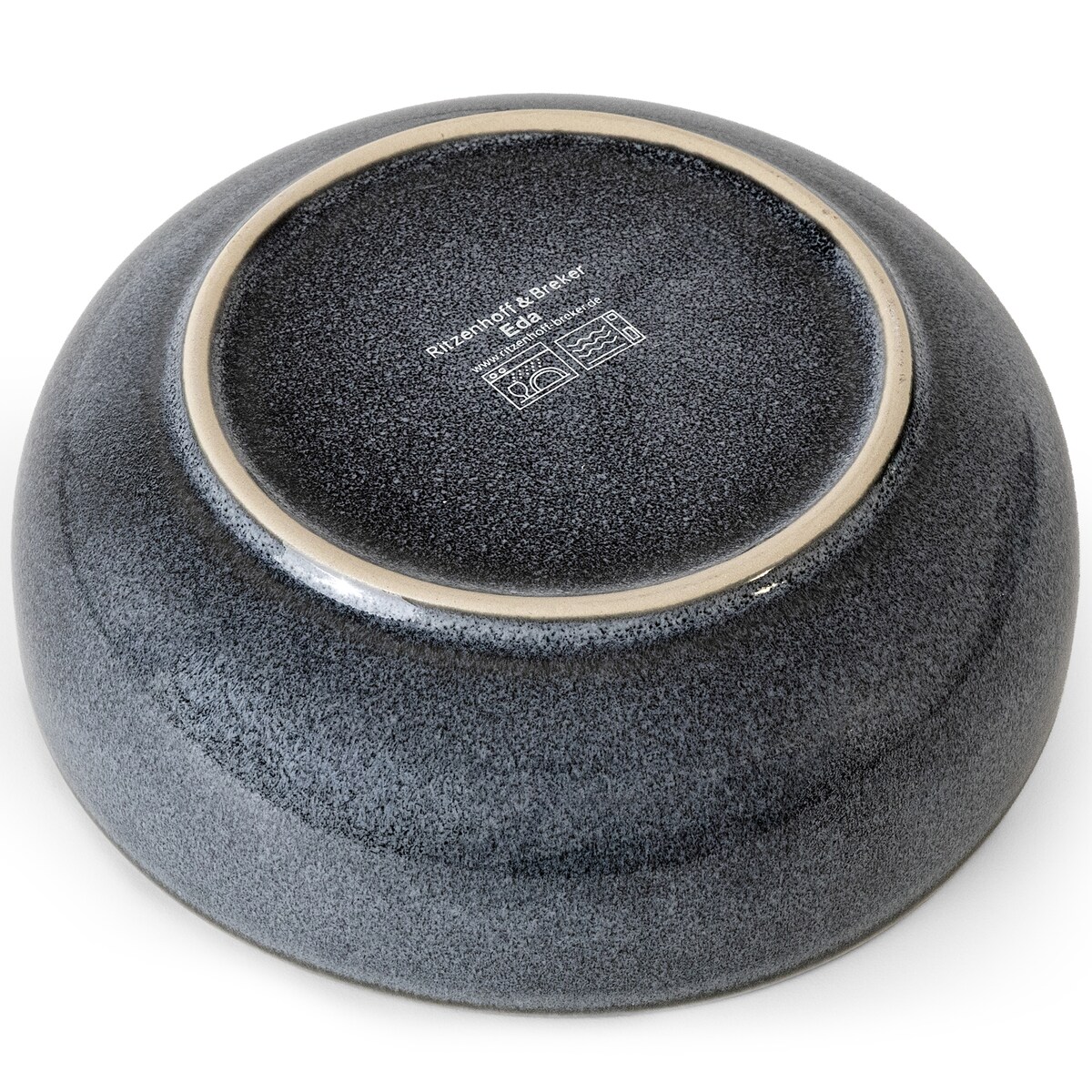 EDA Zestaw śniadaniowy 6 os. (18 el.), niebieski/szary/beżowy