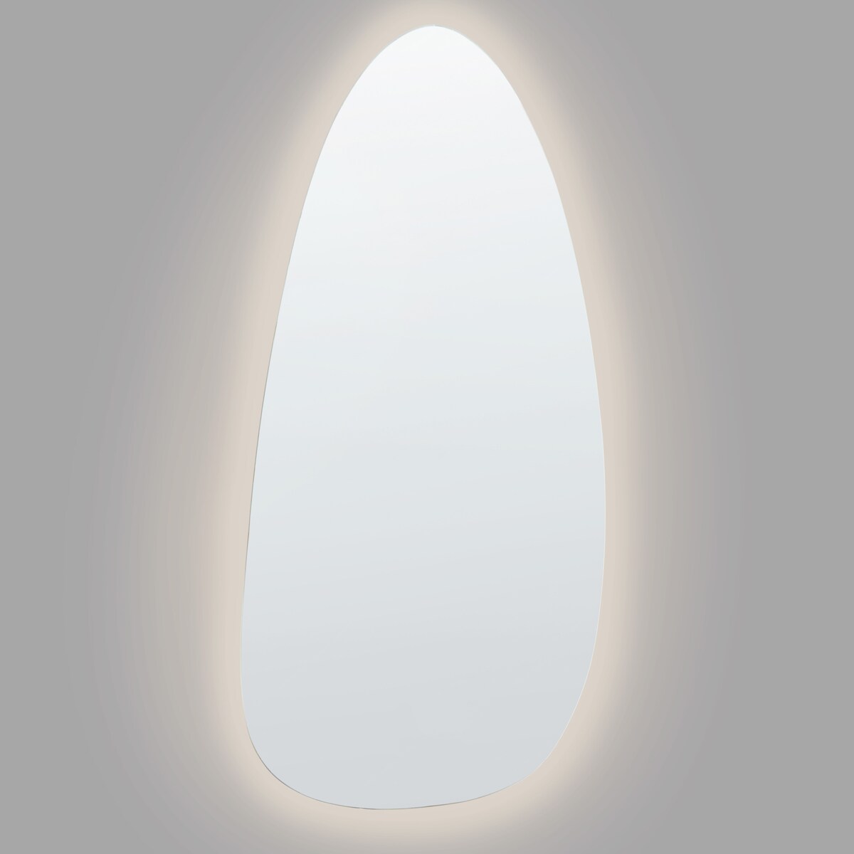 Lustro łazienkowe LED ROYER 60 cm 130 cm Srebrny