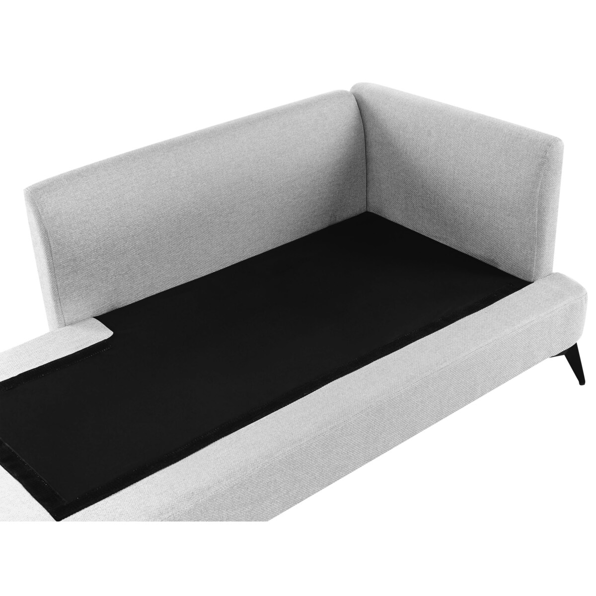 Szezlong prawostronny jasnoszary SIEVOZ