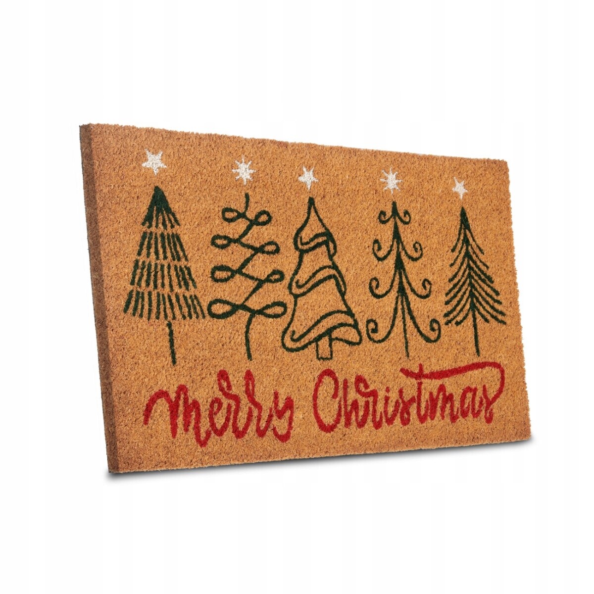 Gruba wycieraczka świąteczna 40x70cm MERRY CHRISTMAS, mata wejściowa
