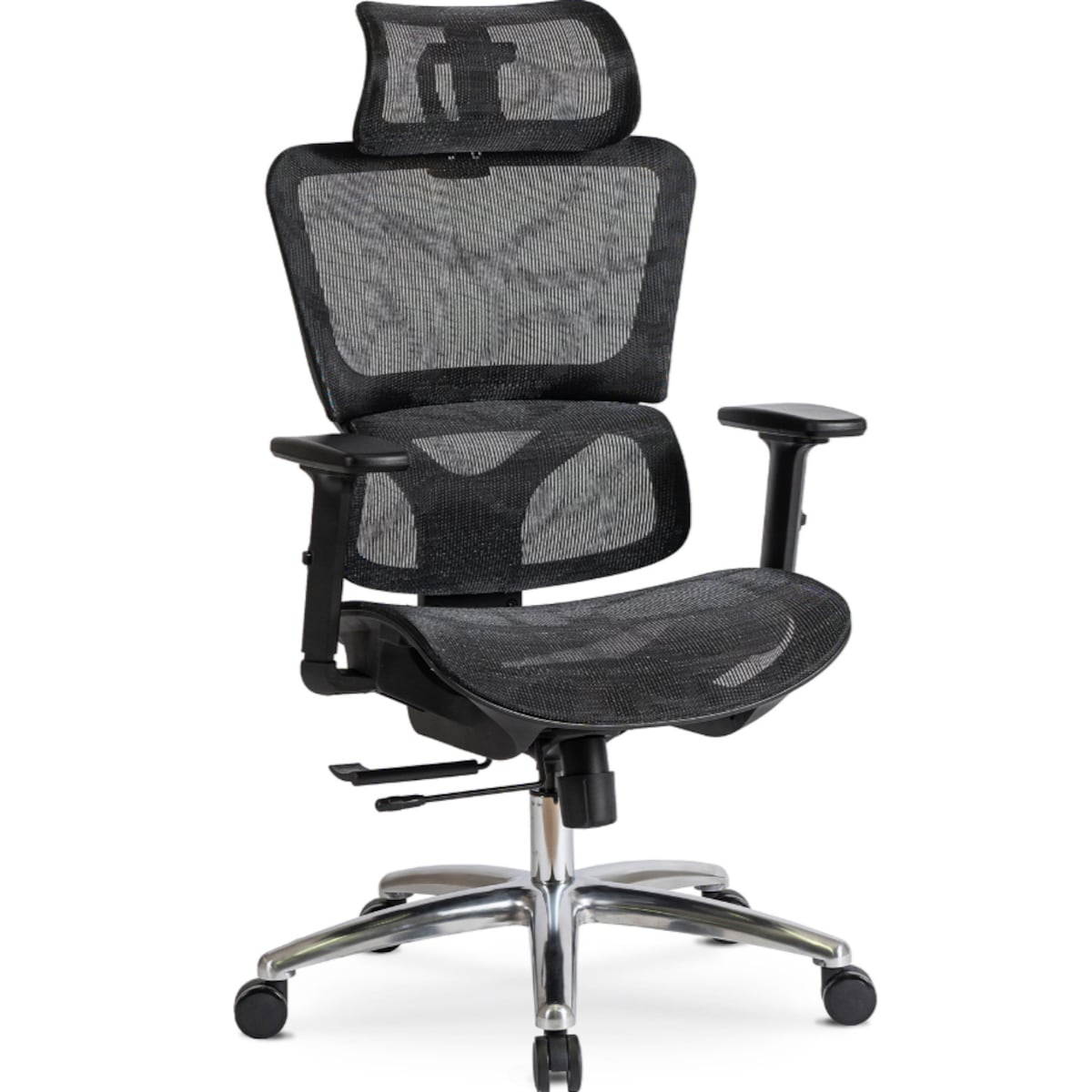 Fotel gamingowy obrotowy ergonomiczny do biurka czarny ROYAL