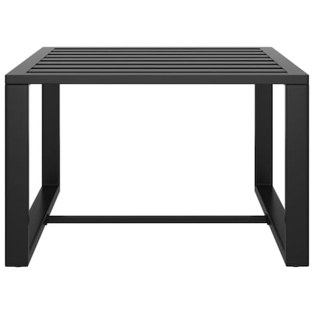 vidaXL 4-cz. zestaw mebli ogrodowych, poduszki, aluminium, antracyt