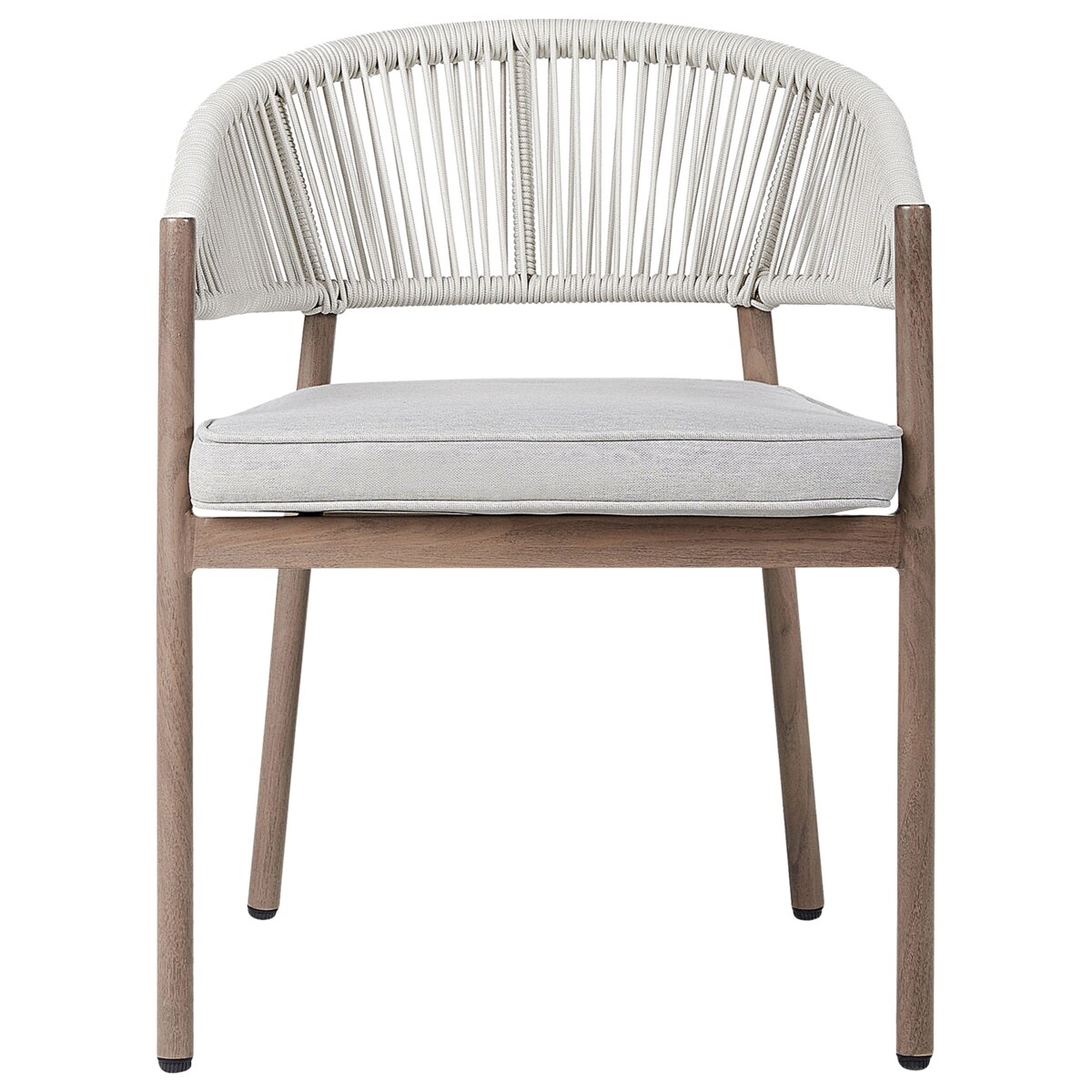 Zestaw 6 krzeseł Metal Jasne drewno FLAVIA