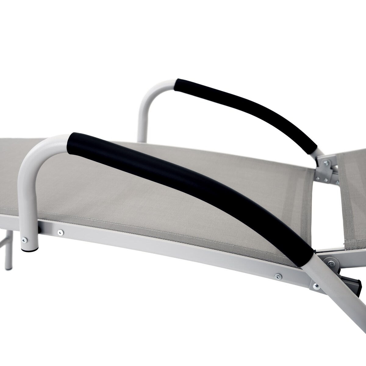 Leżanka aluminiowa SKŁADANA ogrodowa LEŻAK do ogrodu regulowane oparcie