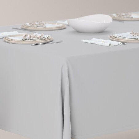 Obrus prostokątny 130 x 210 cm srebrny