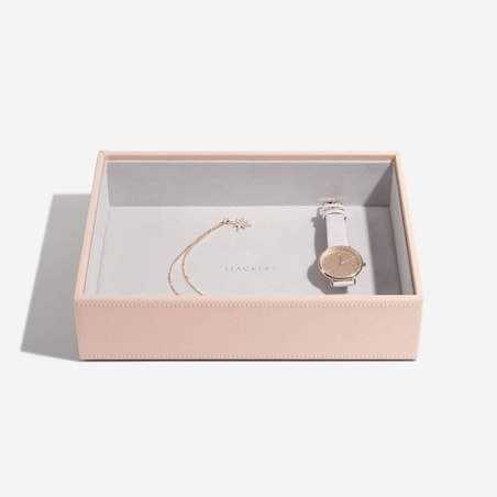 Szkatułka na biżuterię Stackers open classic jasnoróżowa