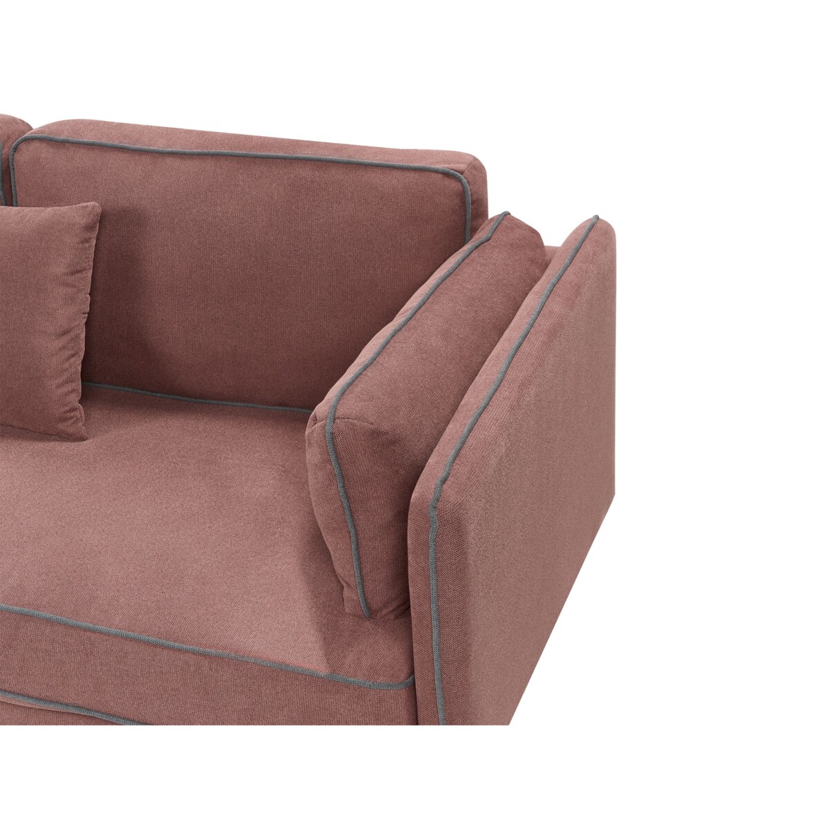 Narożnik ALTAN Burgundowy Prawostronny