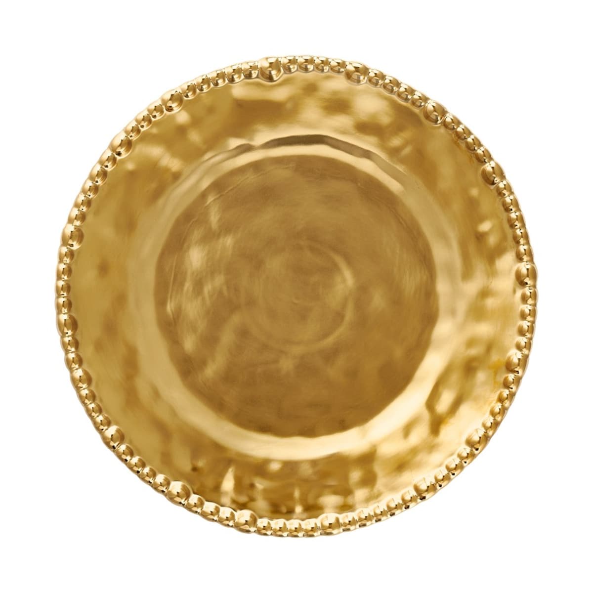 VILLA ITALIA Talerz do ciasta porcelanowy 26 cm MESTIERE GOLD