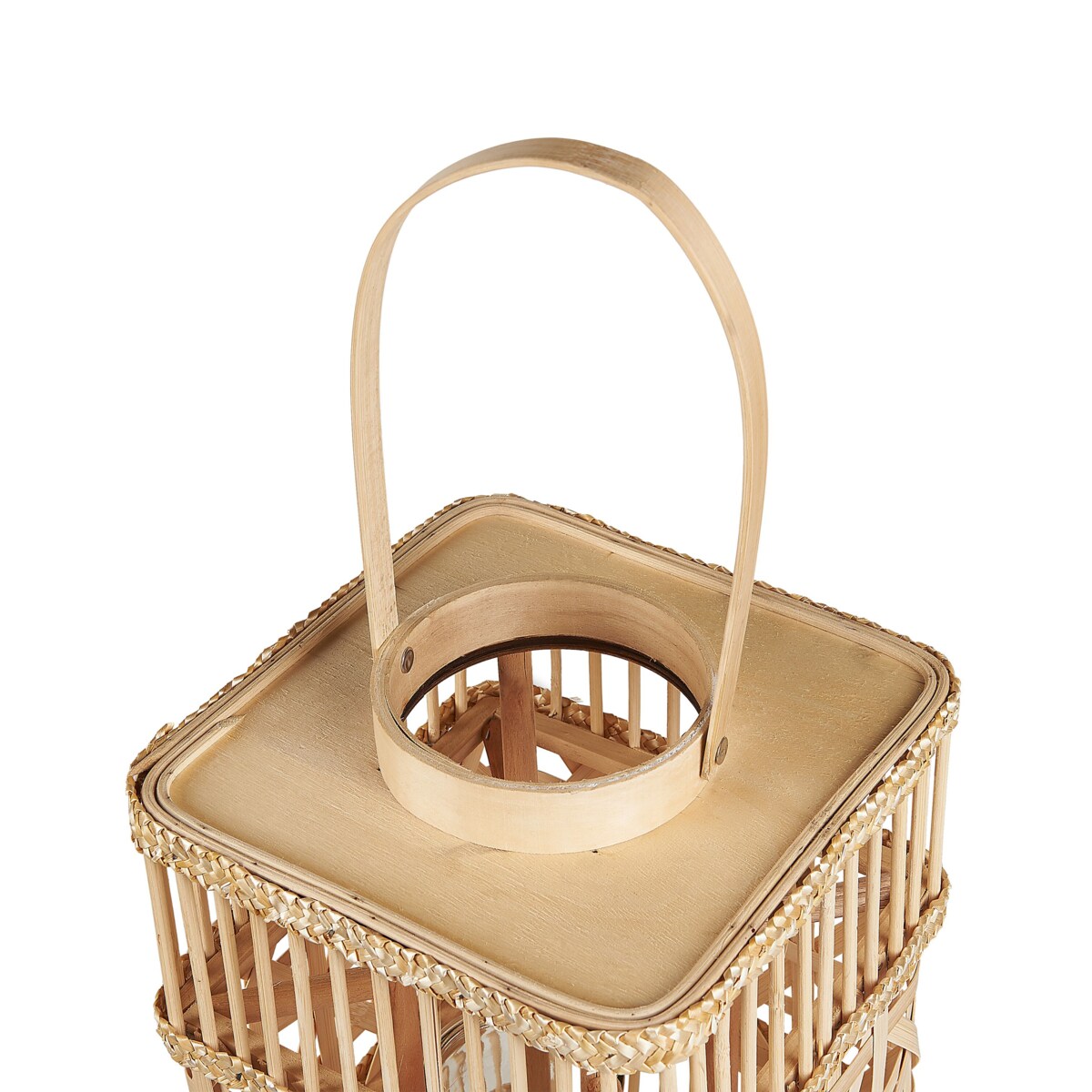 Lampion bambusowy 35 cm naturalny LUMBIS