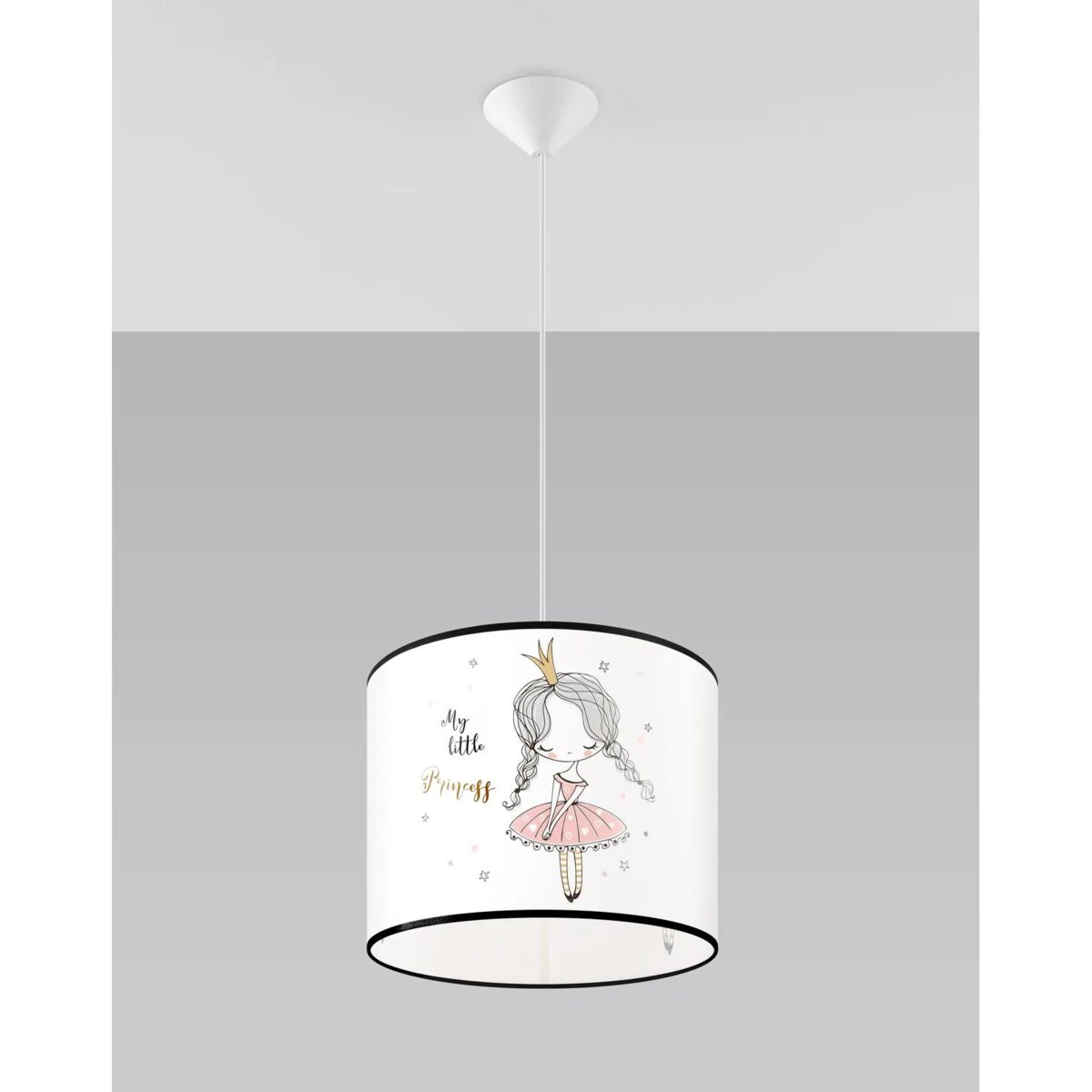 Lampa wisząca PRINCESS 30 biała