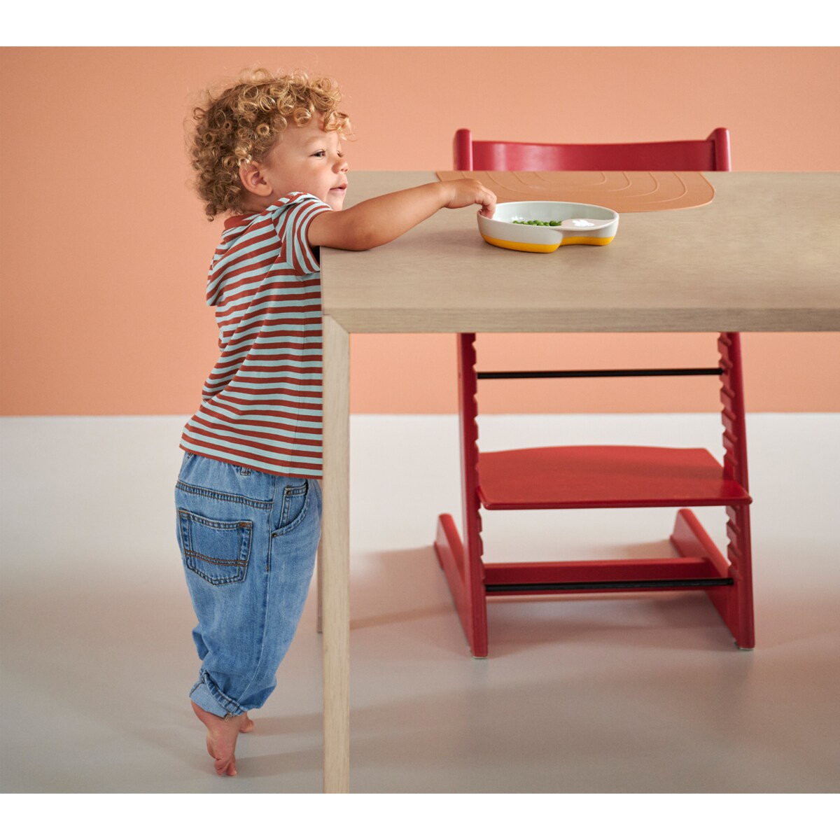 Talerzyk dziecięcy do karmienia Mio Deep Turquoise 108002012400