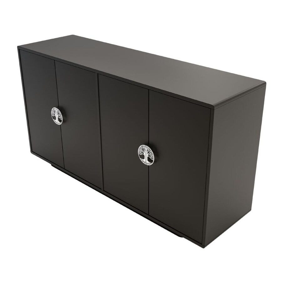 Czarna komoda Dancan LOTTA / szer. 139 cm