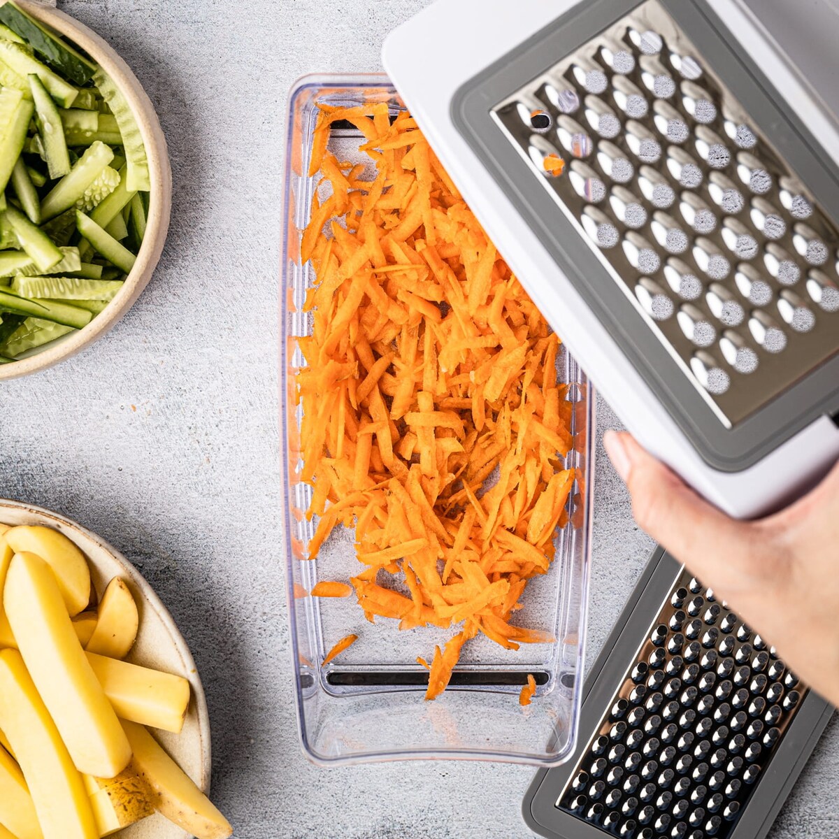 Szatkownica do warzyw z wymiennymi ostrzami KINGHOFF