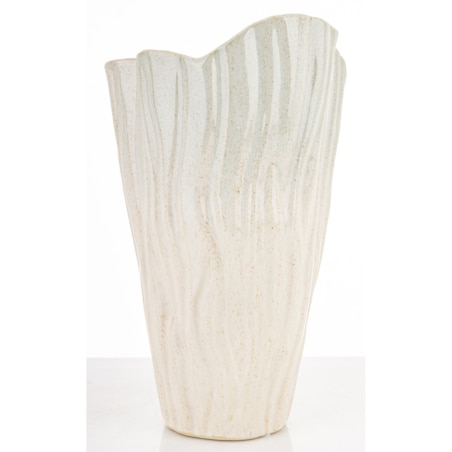 Wazon ceramiczny 33x19x19 cm VAZA-3 big beżowy