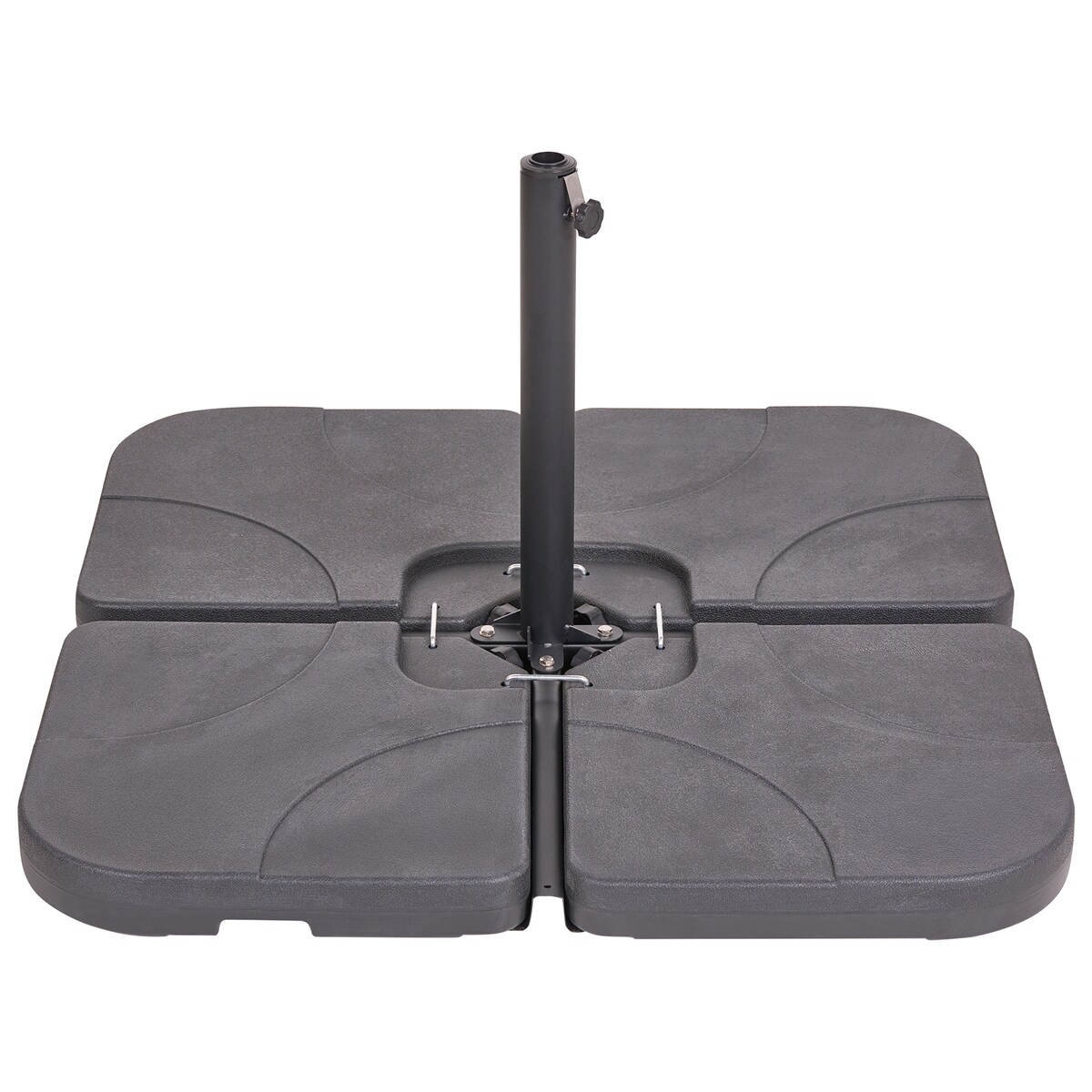 Podstawa do parasola CARIA Czarny Kwadratowy 9 kg
