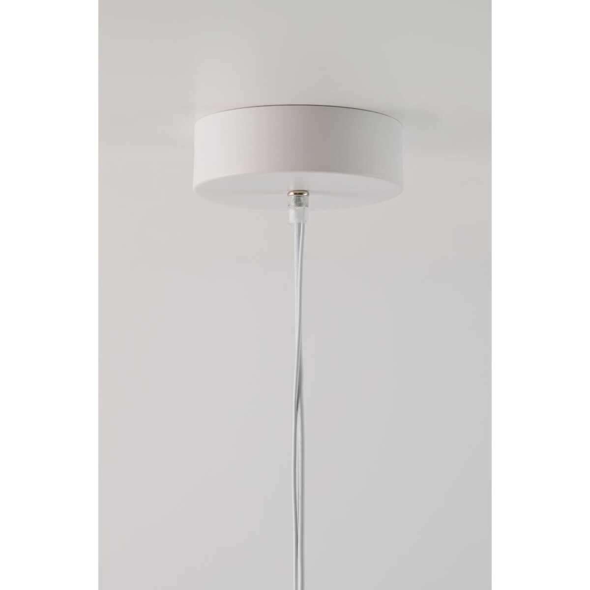 Lampa wisząca LED w tkaninie Zelvon 80 cm