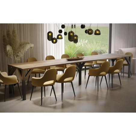 Stół rozkładany DUNAJ 130(405)x90 dąb monastery