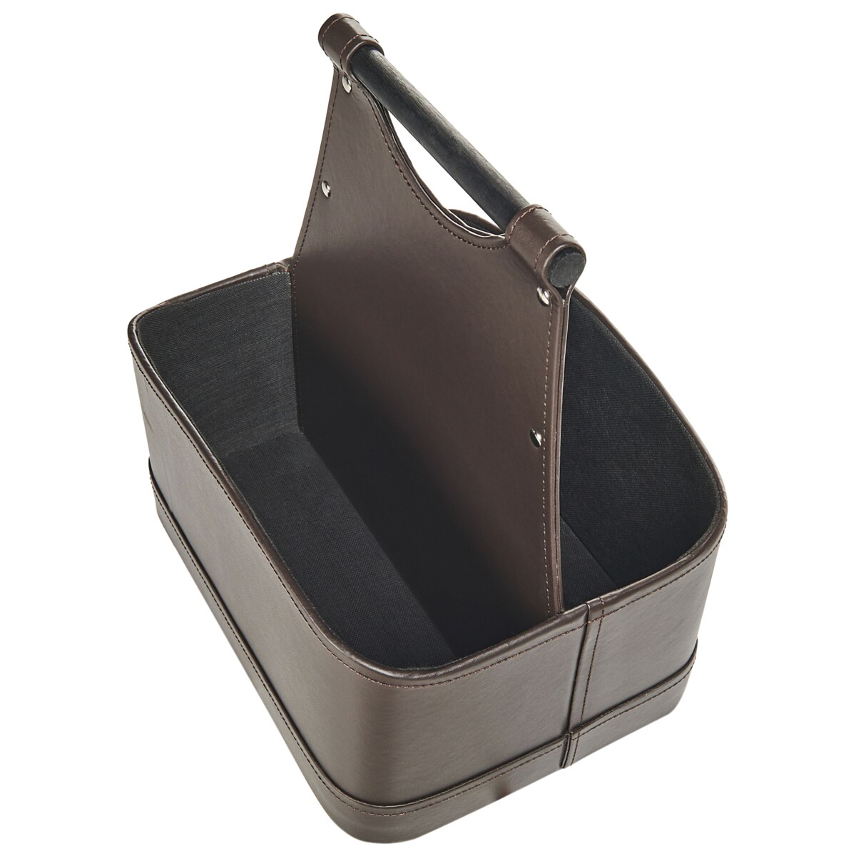 Kosz ekoskóra ciemnobrązowy URUK