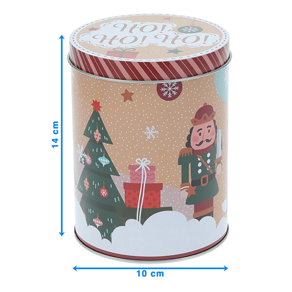 Puszka Na Pierniki Ciastka Boże Narodzenie 10X14 Cm Świąteczna Dekoracyjna Cukierki Słodycze