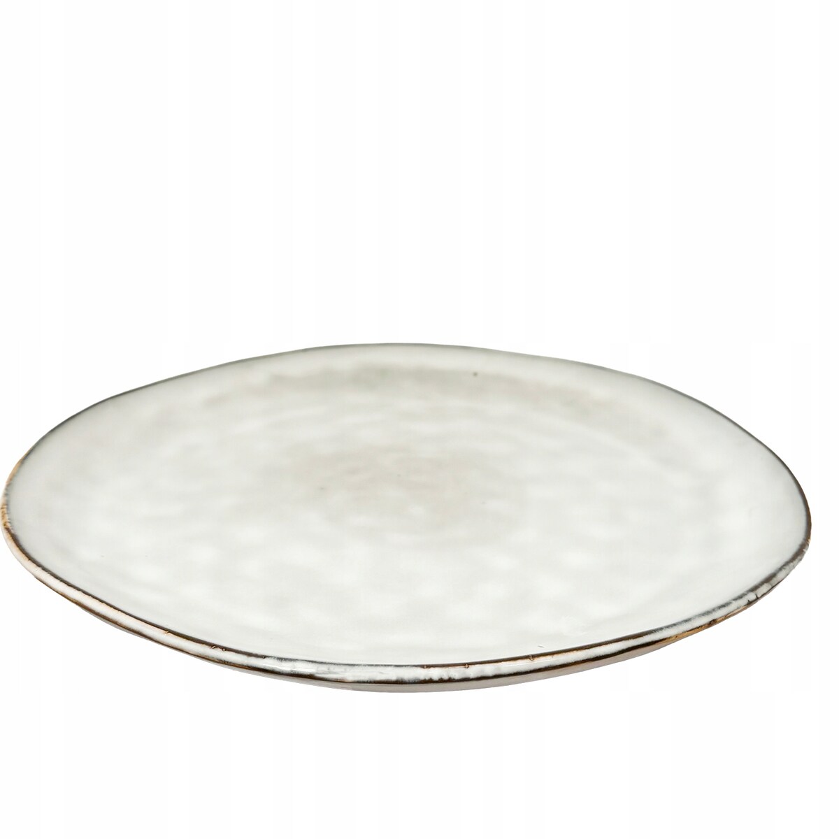 TALERZ OBIADOWY PŁYTKI PŁASKI BEŻOWY 28cm CERAMICZNY OKRĄGŁY NA SZTUKI