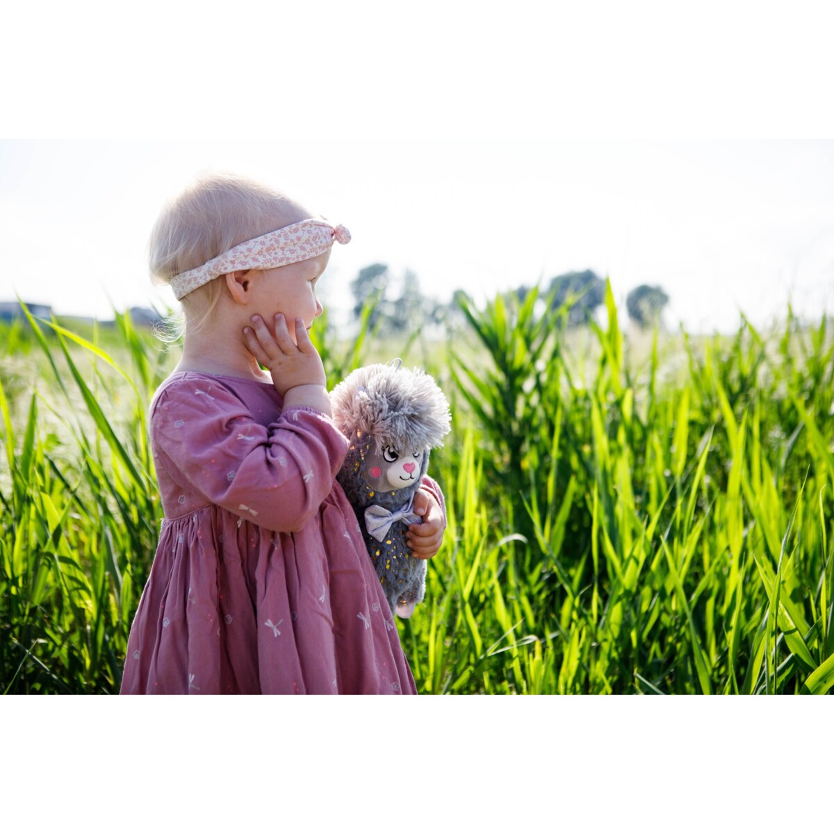 InnoGIO GIOplush Alpaca Alpaka Szara Maskotka 30 cm