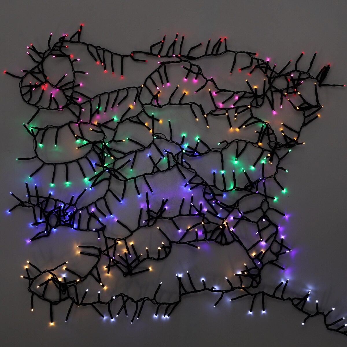 Lampki choinkowe LED z efektem bieżącej wody, 400 szt.