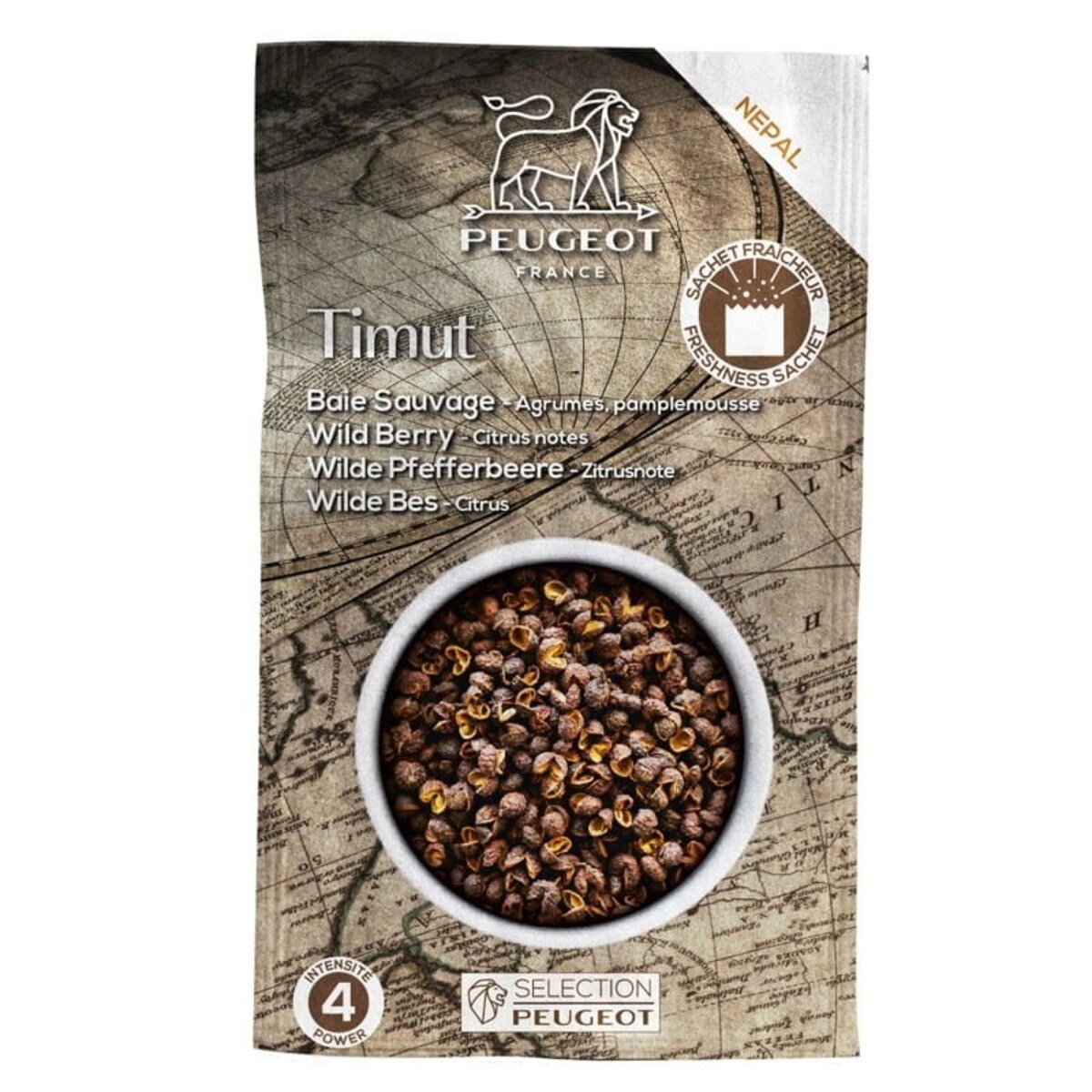 Pieprz Czarny Ziarnisty Dziki TIMUT Nepal 40 g PEUGEOT