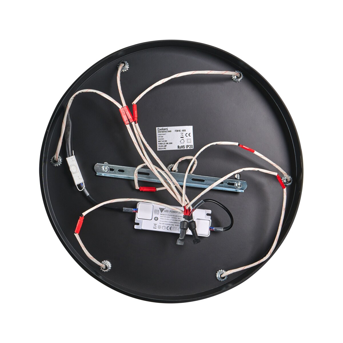 Lampa sufitowa LED SORA Szkło Złoty