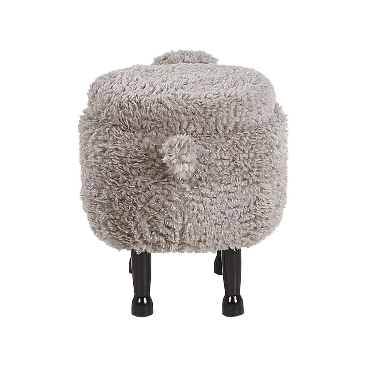 Pufa zwierzak ze schowkiem szara SHEEP