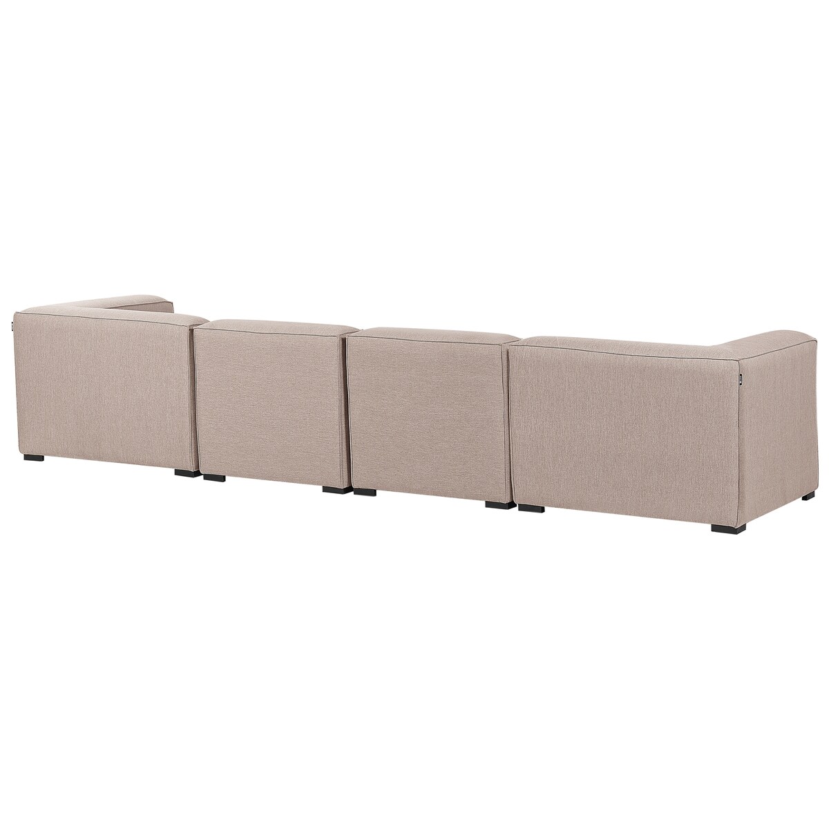 Sofa ogrodowa z otomaną dla 4 osób AREZZO Beżowy Modułowy