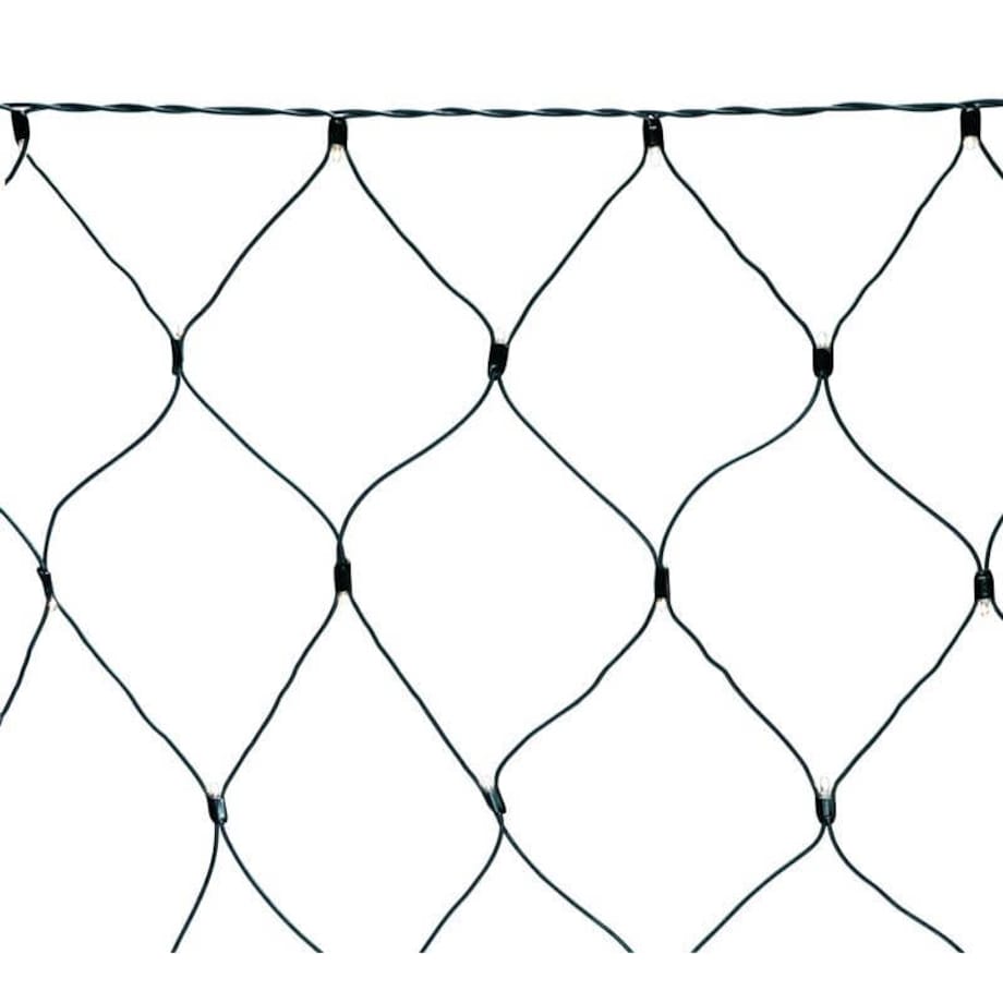 Kurtyna świetlna na święta do dekoracji 2x1,7m LED 6W czarna