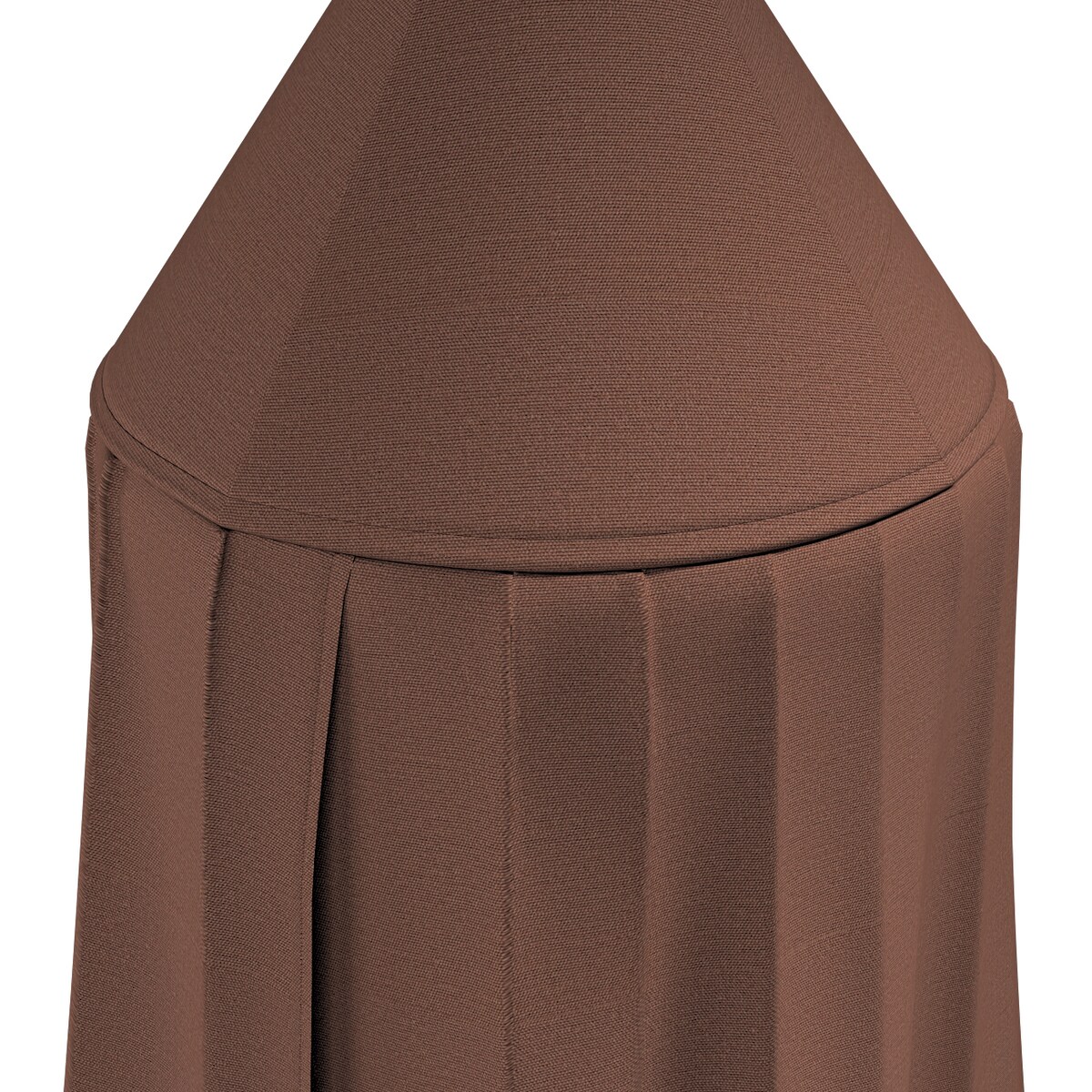 Baldachim do łóżeczka, brązowy, fi 50cmx230cm, Happiness