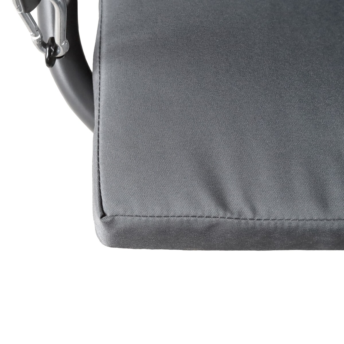 Huśtawka 3-osobowa z daszkiem i poduszkami bujana 223 cm duża do ogrodu