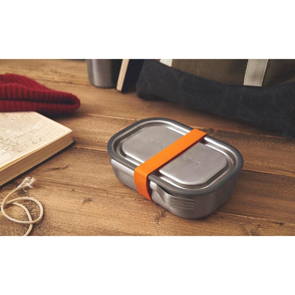 Lunch box 3w1 pomarańczowy Box Appetit, 1000 ml, Black+Blum