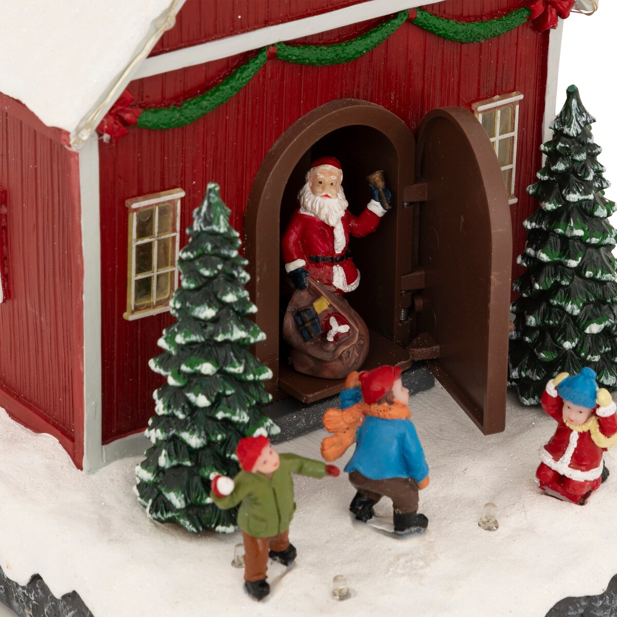 Domek bożonarodzeniowy, 16 LED, 18,5 cm