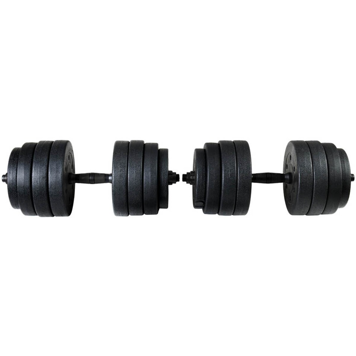 Zestaw hantli 2x20 kg Regulowane hantle 40 kg z funkcją sztangi funfit