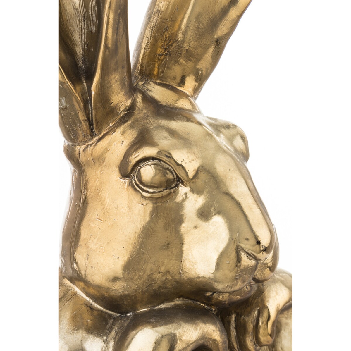 Figurka -popiersie królika 49x25x20 cm TORACE - III złoty