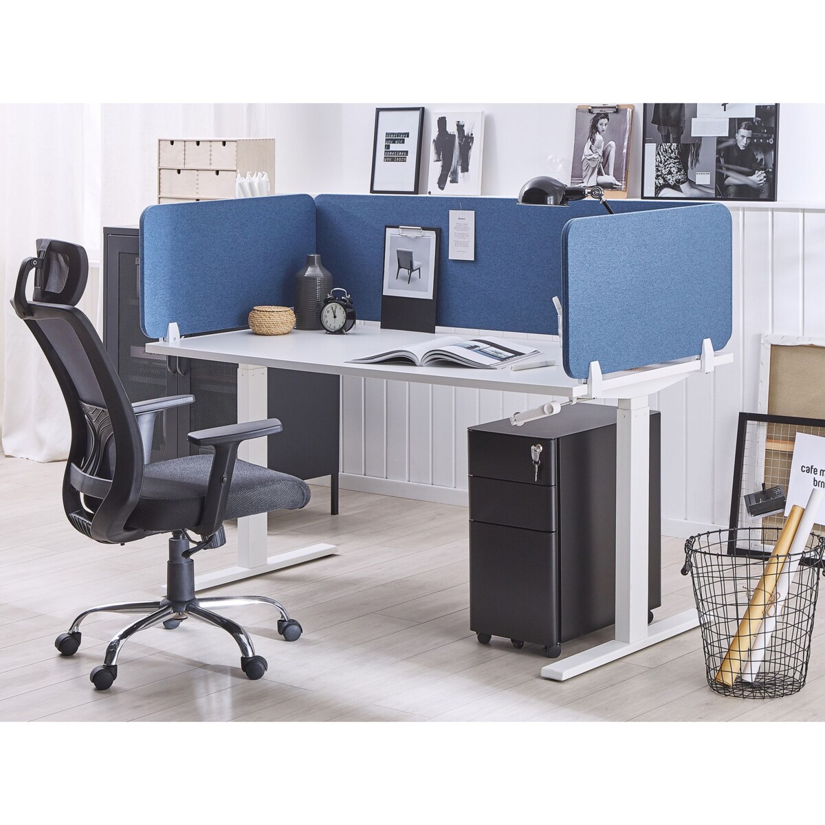 Przegroda biurkowa 160 x 40 cm Różne rozmiary