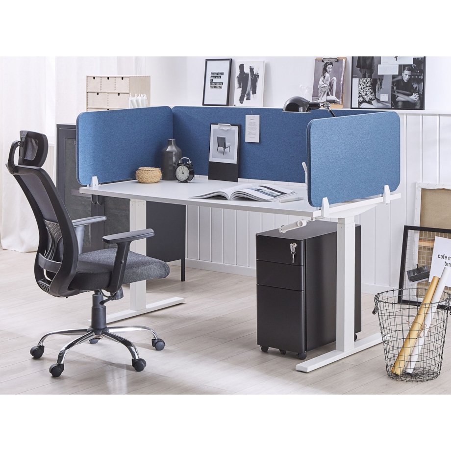 Przegroda biurkowa 160 x 40 cm Różne rozmiary