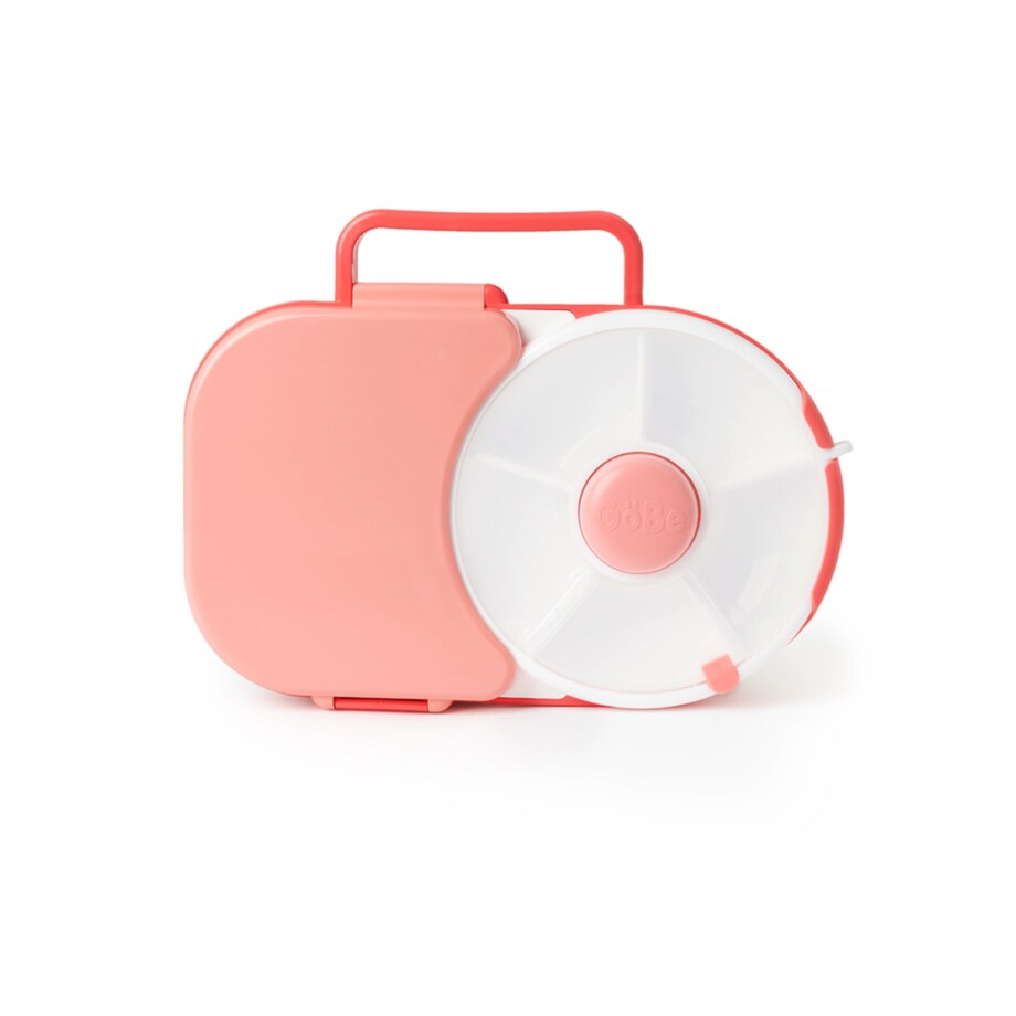 GOBE 2IN1 LUNCHBOX & SNACK SPINNER śniadaniówka dla dzieci, Watermelon Pink