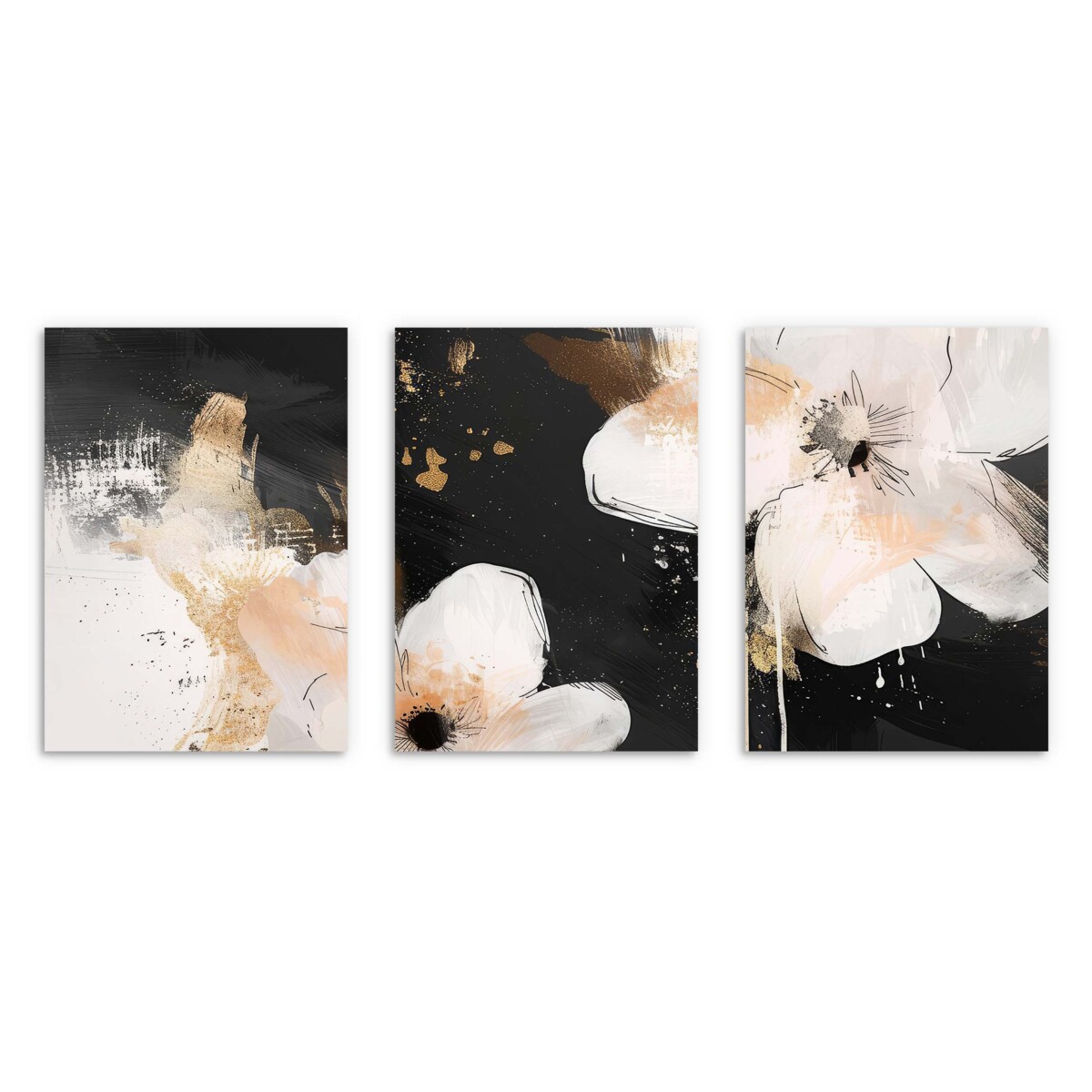 Obrazy ścienne Plakaty na ścianę Malowane Kwiaty Akwarela