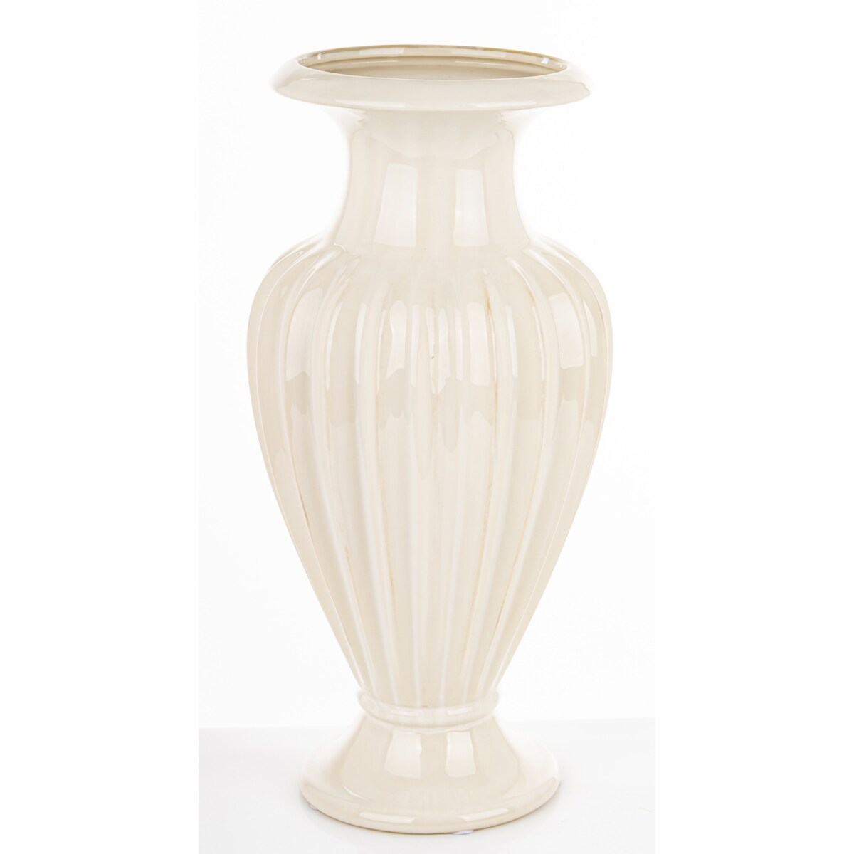 Wazon ceramiczny 46x22x22 cm STAMMA beżowy