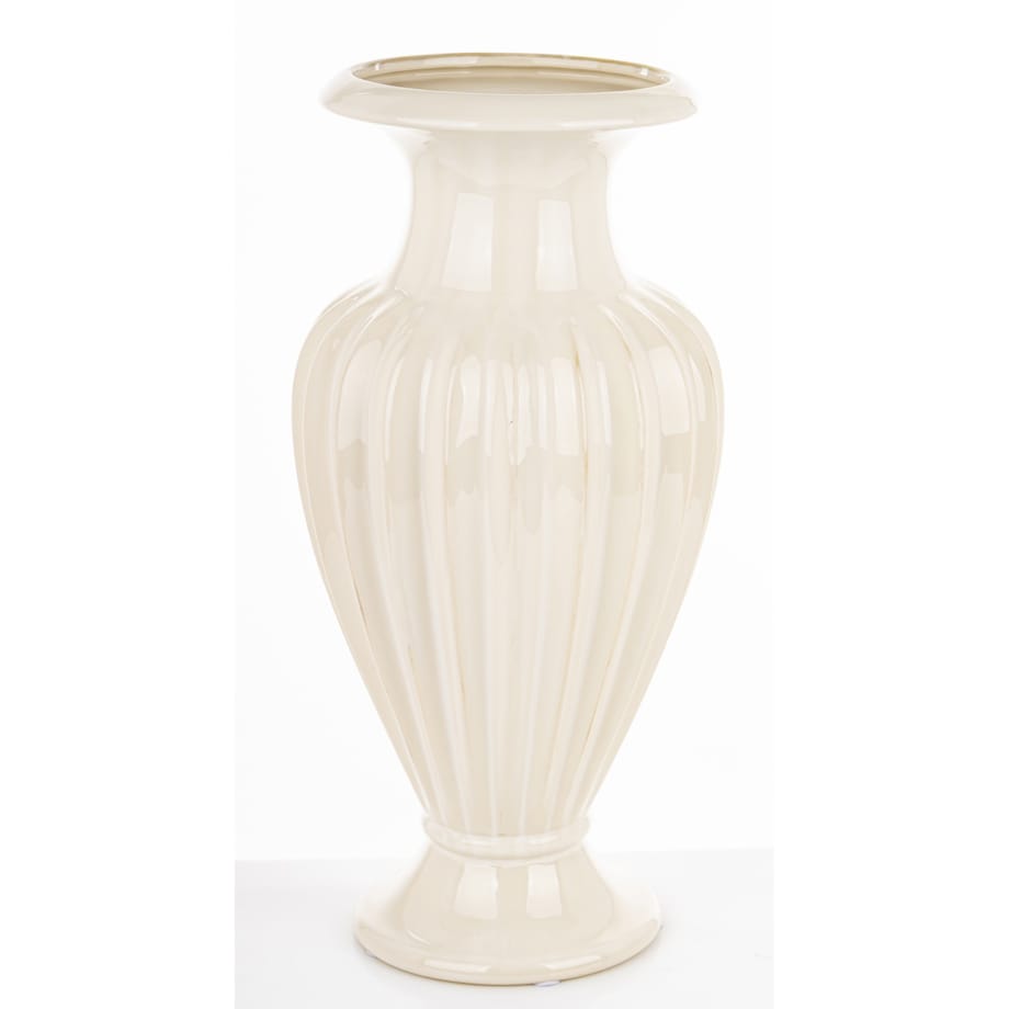 Wazon ceramiczny 46x22x22 cm STAMMA beżowy