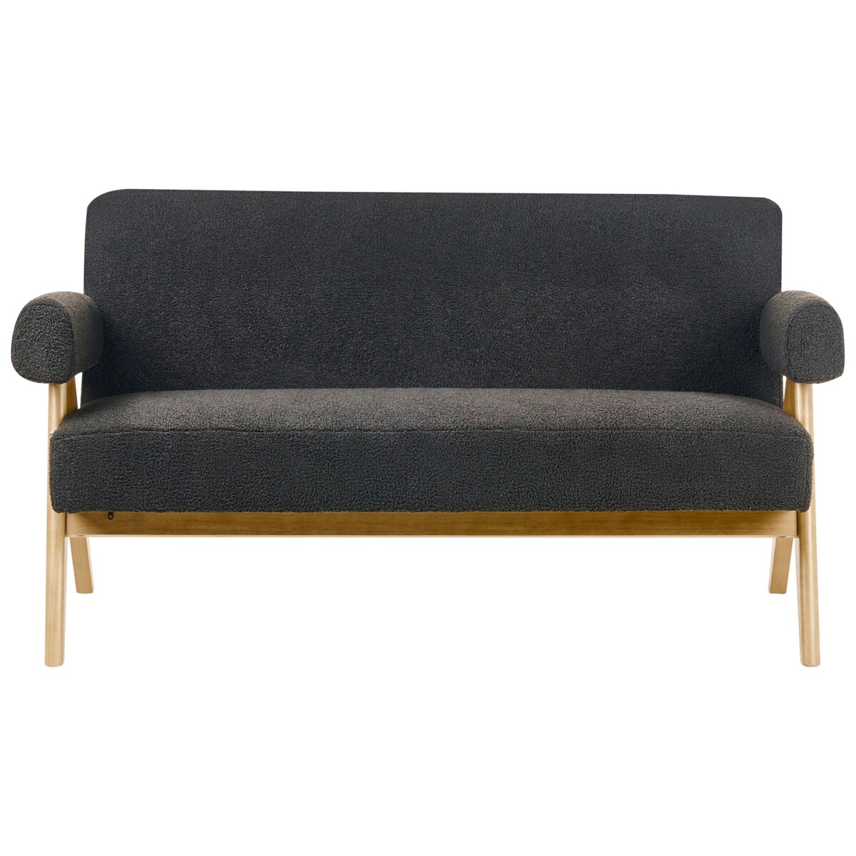 Sofa TAMRE Boucle Czarny dla 2 osób