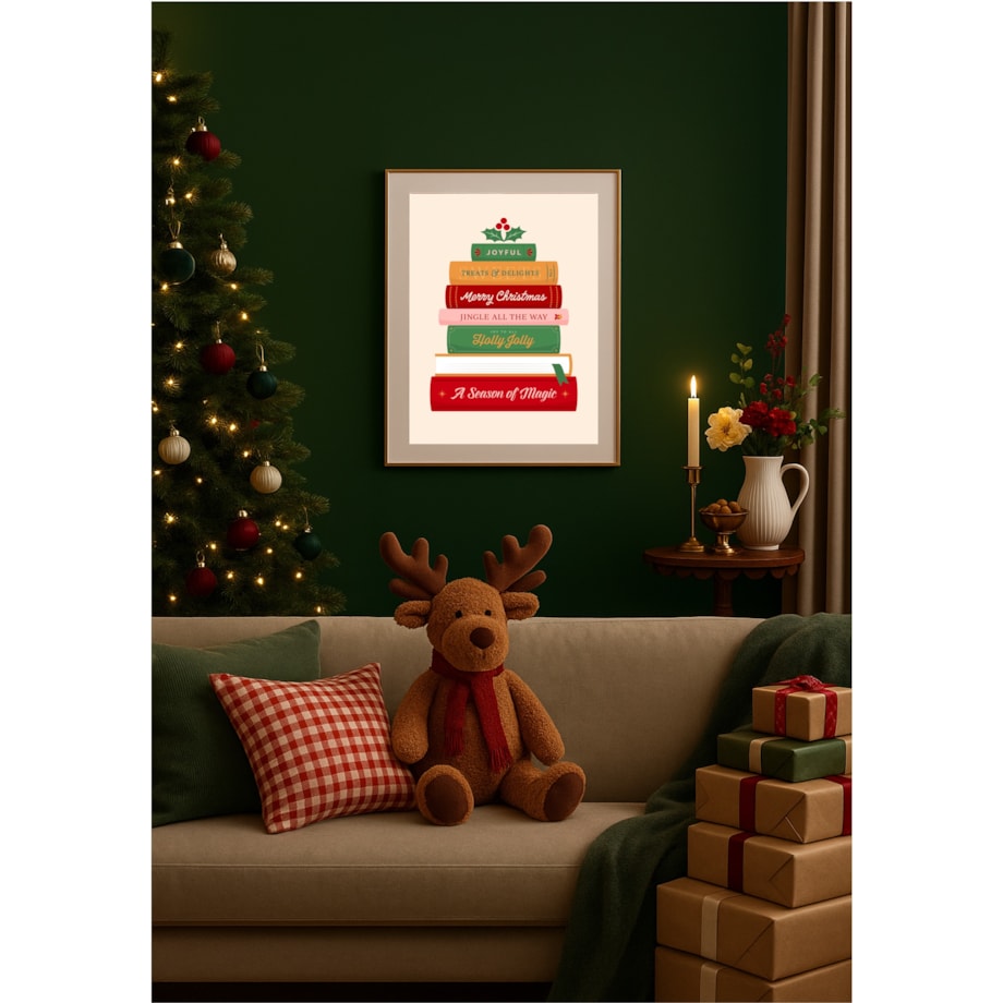 Poster Story, Plakat, Obraz - Świąteczna Ilustracja, wymiary 70 x 100 cm