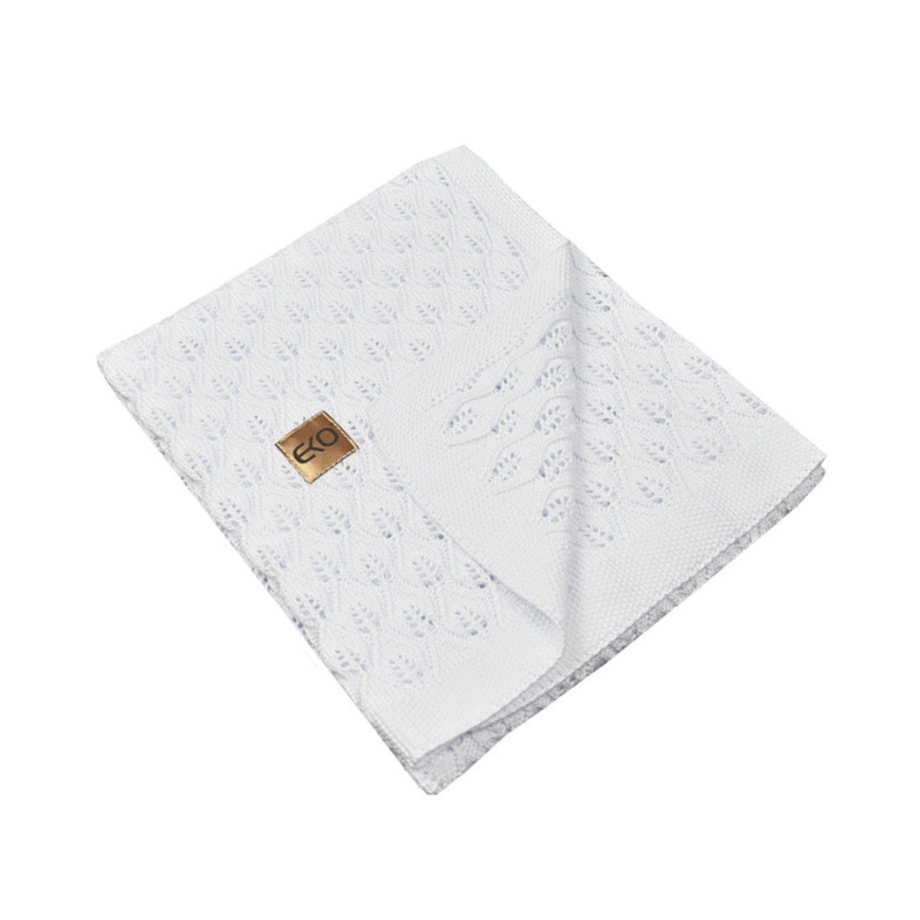 Kocyk bambusowy dla dziecka BIAŁY