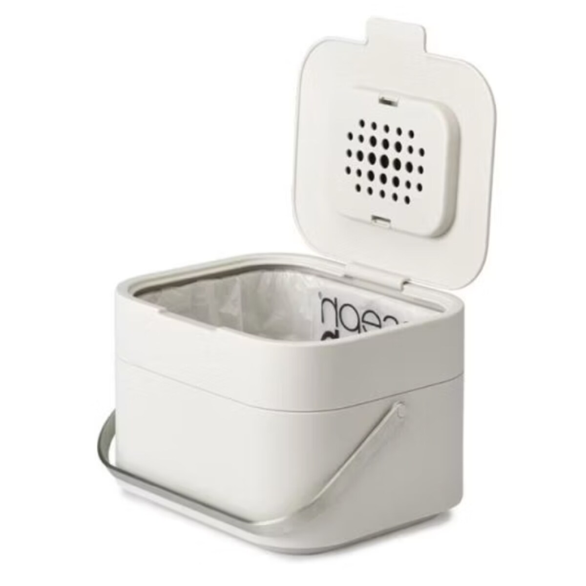 Pojemnik z filtrem zatrzymującym zapachy beżowy Stack IW, 23 x 20 x 16 cm, Joseph Joseph