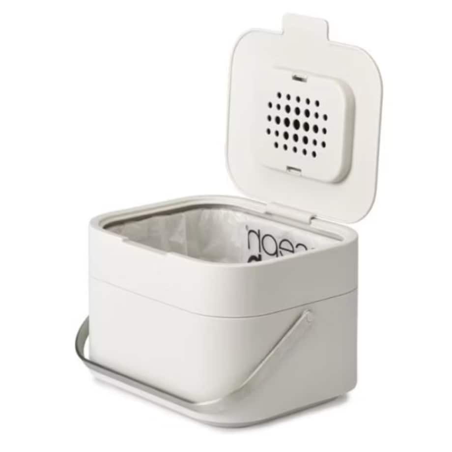 Pojemnik z filtrem zatrzymującym zapachy beżowy Stack IW, 23 x 20 x 16 cm, Joseph Joseph